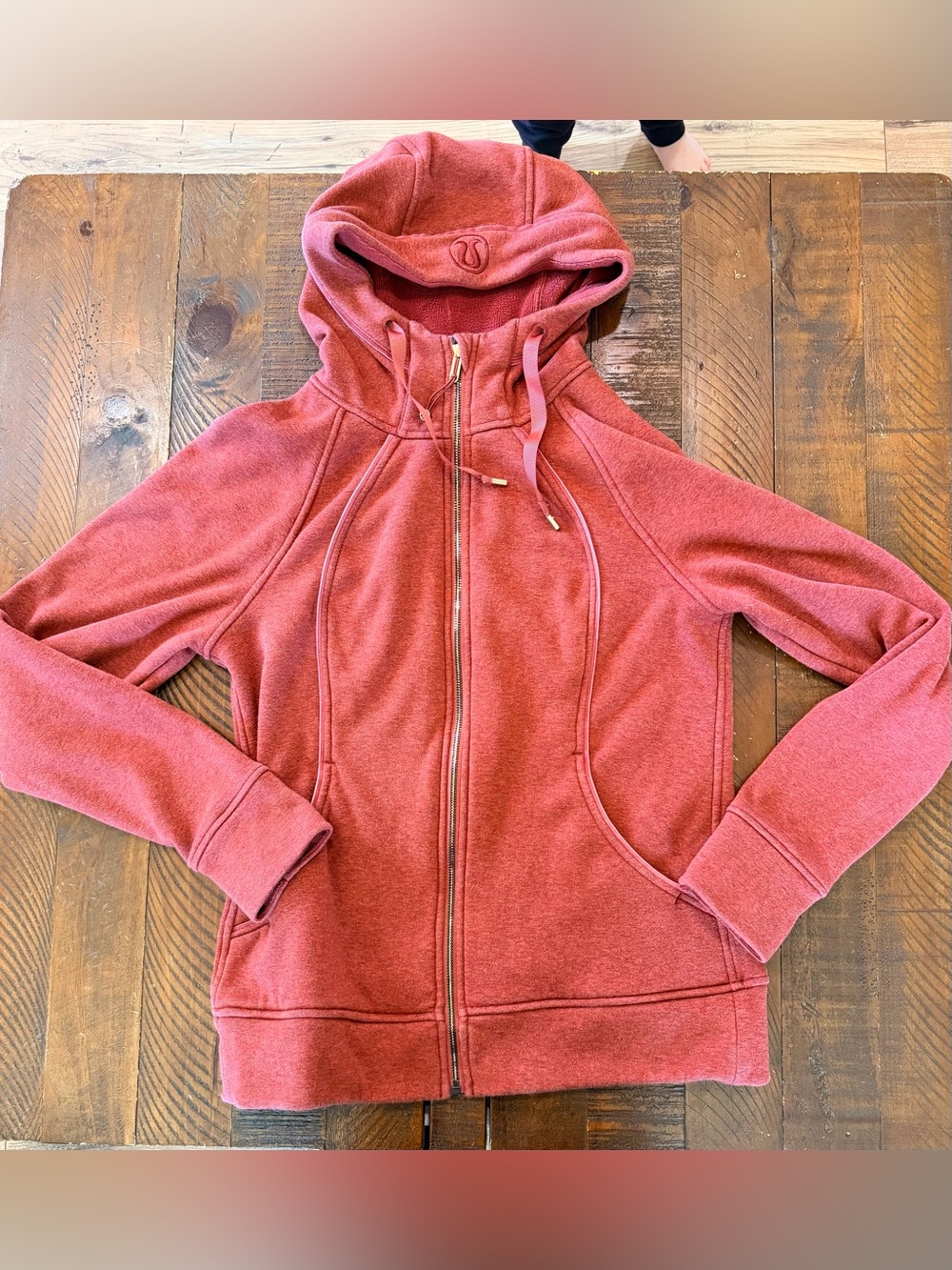 lululemon athletica Women's Full-Zip Hoodie Jacket - Rose Size 12